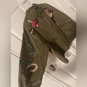 H&M green women jacket